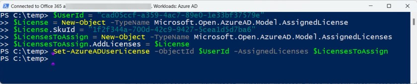 The Set-AzureADUserLicense cmdlet stopped  working on June 30, 2023

AzureAD PowerShell retirement