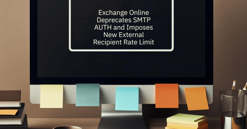 Exchange Online deprecates SMTP AUTH.